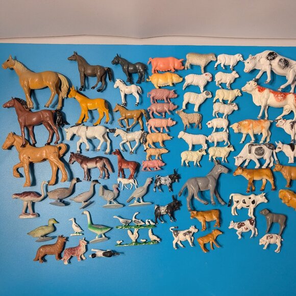 Toy Farm Animals Bundle 66 pieces - Picture 16 of 16